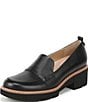 Naturalizer Darry Leather Lightweight Lug Sole Platform Loafer Pumps - Image 6