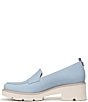 Color:Bluebell - Image 5 - Darry Nubuck Lightweight Lug Sole Platform Loafers