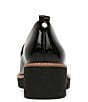 Color:Black Patent - Image 3 - Darry Patent Leather Lug Sole Platform Loafers