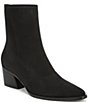Naturalizer Dean Suede Point Toe Stretch Ankle Booties - Image 1