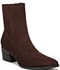 Naturalizer Dean Suede Point Toe Stretch Ankle Booties - Image 1