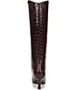 Naturalizer Deesha Croco Embossed Leather Knee High Boots - Image 3