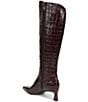 Naturalizer Deesha Croco Embossed Leather Knee High Boots - Image 4