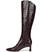 Naturalizer Deesha Croco Embossed Leather Knee High Boots - Image 5