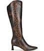 Naturalizer Deesha Leather Snake Print Knee High Boots - Image 2