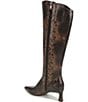 Naturalizer Deesha Leather Snake Print Knee High Boots - Image 4