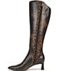 Naturalizer Deesha Leather Snake Print Knee High Boots - Image 5