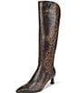 Naturalizer Deesha Leather Snake Print Knee High Boots - Image 6