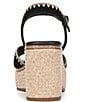 Naturalizer Della Suede Ankle Wrap Platform Wedge Sandals - Image 3