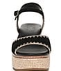 Naturalizer Della Suede Ankle Wrap Platform Wedge Sandals - Image 6