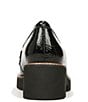 Color:Black - Image 3 - Diedre Patent Leather Chain Detail Platform Lug Sole Loafers