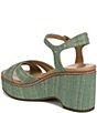 Naturalizer Dovie Raffia Ankle Wrap Sandal Platform Wedges - Image 4
