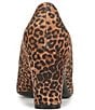 Naturalizer Ella Leopard Print Suede Pointed Toe Block Heel Pumps - Image 3