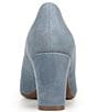 Naturalizer Ella Suede Pointed Toe Block Heel Pumps - Image 3