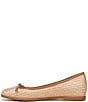 Color:Tan Straw - Image 5 - Essential Straw Slip On Bow Detail Ballet Flats