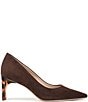 Naturalizer Estee Suede Snip Toe Tortoise Heel Pumps - Image 2