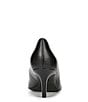 Color:Black Leather - Image 3 - Everly Leather Kitten Heel Pumps