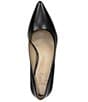 Color:Black Leather - Image 6 - Everly Leather Kitten Heel Pumps