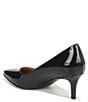 Color:French Navy Patent - Image 4 - Everly Patent Leather Kitten Heel Pumps