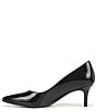 Color:French Navy Patent - Image 5 - Everly Patent Leather Kitten Heel Pumps