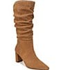 Naturalizer Fletcher Slouch Suede Dress Boots - Image 1
