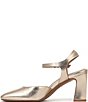 Naturalizer Frankie Metallic Leather Ankle Wrap Pumps - Image 5