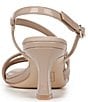 Color:Warm Fawn Tan - Image 3 - Galaxy Patent Strappy Sandals