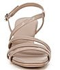 Color:Warm Fawn Tan - Image 6 - Galaxy Patent Strappy Sandals