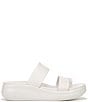 Color:Warm White - Image 2 - Drift2 Leather Toe-Ring Sandals