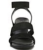 Color:Black - Image 6 - Genn-Ignite Nubuck Ankle Strap Casual Wedge Sandals