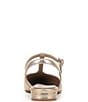 Naturalizer Harlie Metallic Leather Pointed Toe T-Strap Dress Flats - Image 3