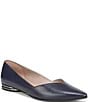 Naturalizer Havana Leather Pointed Toe Dress Flats - Image 1