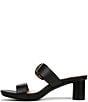 Naturalizer Ida Leather Buckle Hardware Dress Slide Sandals - Image 5
