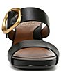 Naturalizer Ida Leather Buckle Hardware Dress Slide Sandals - Image 6