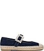 Naturalizer Java Suede Mary Jane Espadrille Flats - Image 2