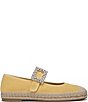 Naturalizer Java Suede Mary Jane Espadrille Flats - Image 4