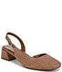 Naturalizer Jayla Raffia d'Orsay Slingback Dress Pumps - Image 1