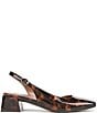 Naturalizer Jayla Tortoise Print Patent d'Orsay Slingback Dress Pumps - Image 2
