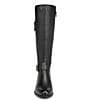 Color:Black - Image 5 - Jessie Tall Leather Buckle Riding Boots