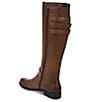 Color:Cinnamon WC - Image 4 - Jessie Wide Calf Leather Buckle Riding Boots