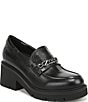 Naturalizer Jolee Leather Lug Sole Chain Loafers - Image 1