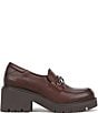 Naturalizer Jolee Leather Lug Sole Chain Loafers - Image 3