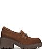 Naturalizer Jolee Suede Lug Sole Chain Loafers - Image 2