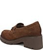 Naturalizer Jolee Suede Lug Sole Chain Loafers - Image 4