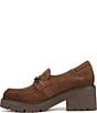 Naturalizer Jolee Suede Lug Sole Chain Loafers - Image 5