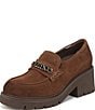 Naturalizer Jolee Suede Lug Sole Chain Loafers - Image 6