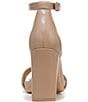 Naturalizer Joy Leather Square Toe Ankle Strap Dress Sandals - Image 6