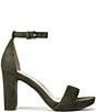 Naturalizer Joy Suede Square Toe Ankle Strap Dress Sandals - Image 2