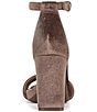 Naturalizer Joy Velvet Square Toe Ankle Strap Dress Sandals - Image 3