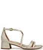 Color:Cremosa Taupe - Image 2 - June Woven Leather Strappy Crisscross Dress Sandals